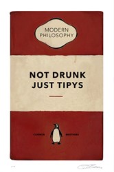 Not Drunk Just Tipys (Red) Web Exclusive by The Connor Brothers - Silkscreen Paper Edition sized 20x30 inches. Available from Whitewall Galleries