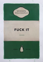 Fuck It (Green) by The Connor Brothers - Hand Embellished Limited Edition sized 20x30 inches. Available from Whitewall Galleries