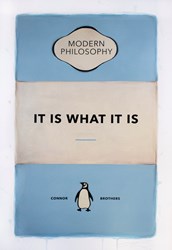It Is What It Is (Light Blue) by The Connor Brothers - Hand Embellished Limited Edition sized 20x30 inches. Available from Whitewall Galleries