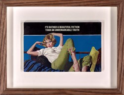 True Love by The Connor Brothers - Hand Painted Vintage Paperback Book sized 8x10 inches. Available from Whitewall Galleries