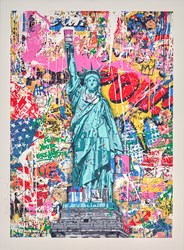 Liberty '22 by Mr. Brainwash - Silkscreen Edition on Paper sized 22x30 inches. Available from Whitewall Galleries