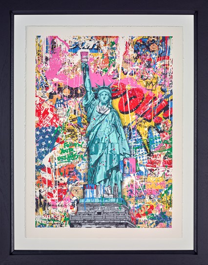 Liberty '22 by Mr. Brainwash - Framed Silkscreen Edition on Paper