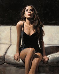 At The Four Seasons II by Fabian Perez - Embellished Canvas on Board sized 16x20 inches. Available from Whitewall Galleries