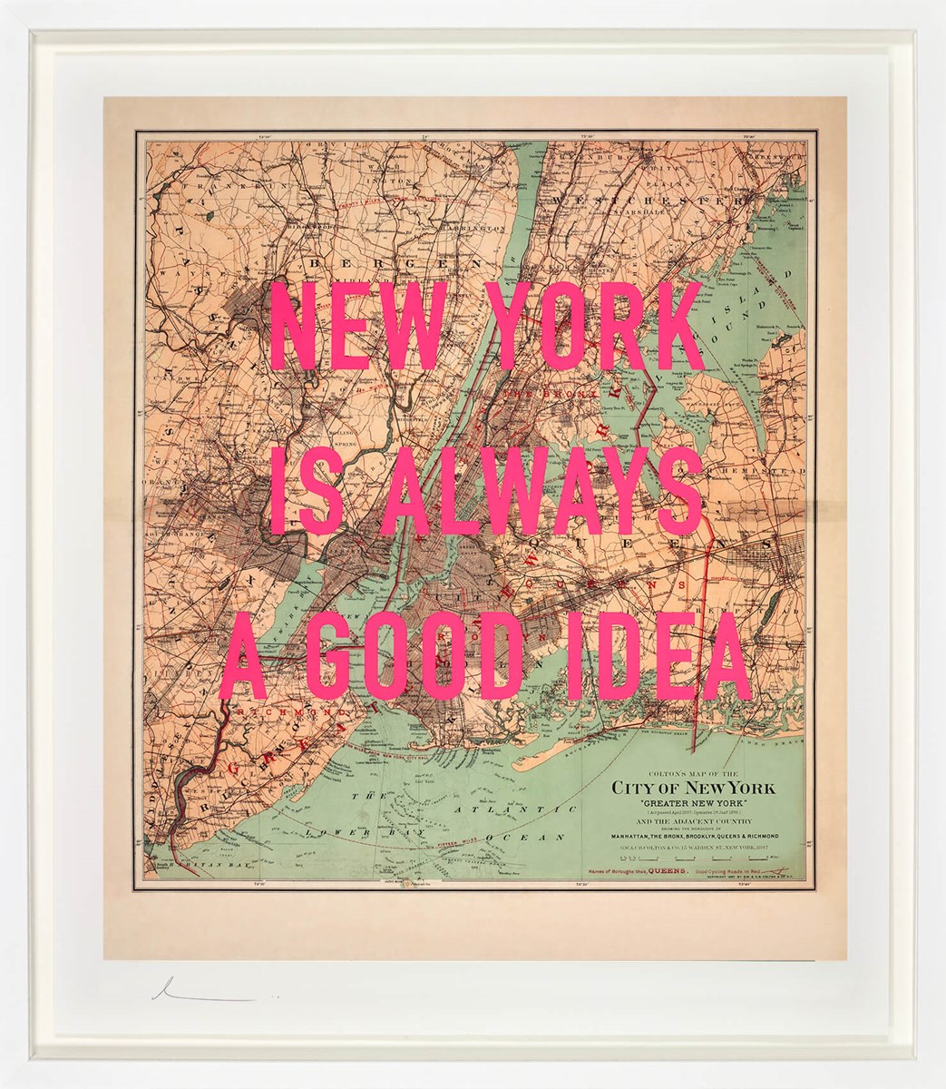 New York Is Always A Good Idea framed image