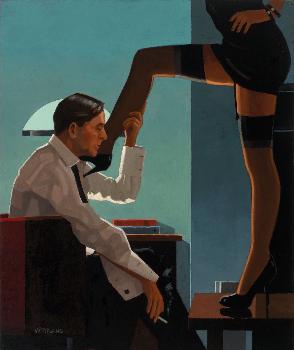 Jack Vettriano unframed view