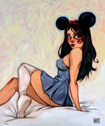 My Mouseketeer by Todd White - Canvas on Board sized 20x24 inches. Available from Whitewall Galleries