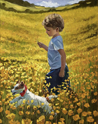 Fields of Gold by Sherree Valentine Daines - Limited Edition on Canvas sized 11x14 inches. Available from Whitewall Galleries