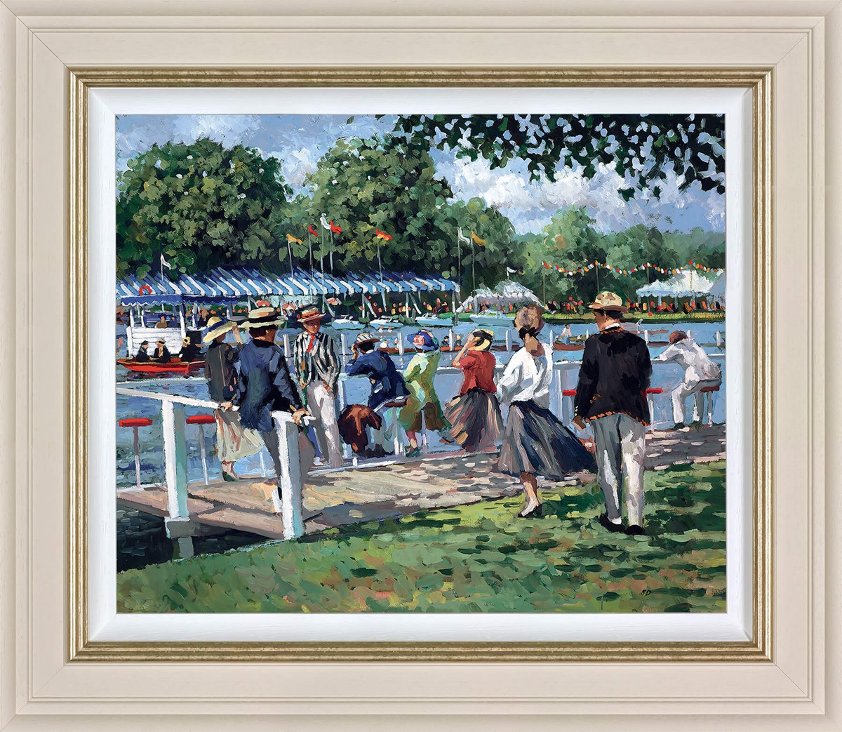 Riverside Regatta framed image