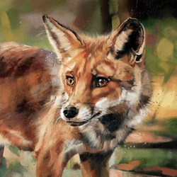 The Strategist by Debbie Boon - Limited Edition on Canvas sized 20x20 inches. Available from Whitewall Galleries