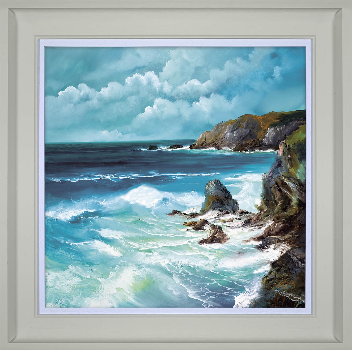 Coastal Charm framed image