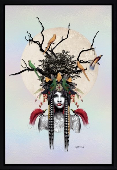 Maiden of the Forest framed image