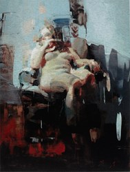 Nocturn A (Nude Front) by Christian Hook - Limited Edition on Aluminimum sized 14x18 inches. Available from Whitewall Galleries