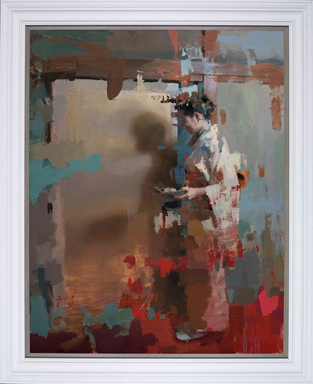 Preparations for the Shokyaku by Christian Hook - Framed Limited Edition on Canvas