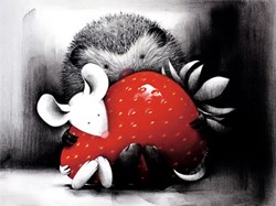 Sharing is Caring by Doug Hyde - Paper Edition sized 16x12 inches. Available from Whitewall Galleries