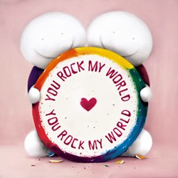 You Rock My World by Doug Hyde - Paper Edition sized 22x22 inches. Available from Whitewall Galleries