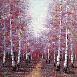 Season of Light by Inam - Embellished Canvas on Board sized 12x12 inches. Available from Whitewall Galleries