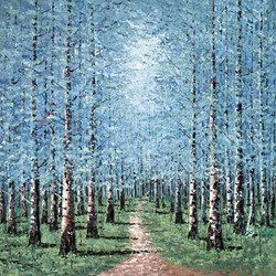 Into the Forest by Inam - Limited Edition on Canvas sized 16x16 inches. Available from Whitewall Galleries