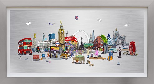 Seeing The Sights by Dylan Izaak - Framed Limited Edition Aluminium Print