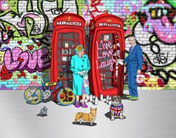 Royal Riot by Dylan Izaak - Limited Edition Aluminium Print sized 28x22 inches. Available from Whitewall Galleries