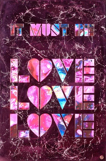 Reflections on Love by Dan Pearce - Hand Embellished Mixed Media Edition